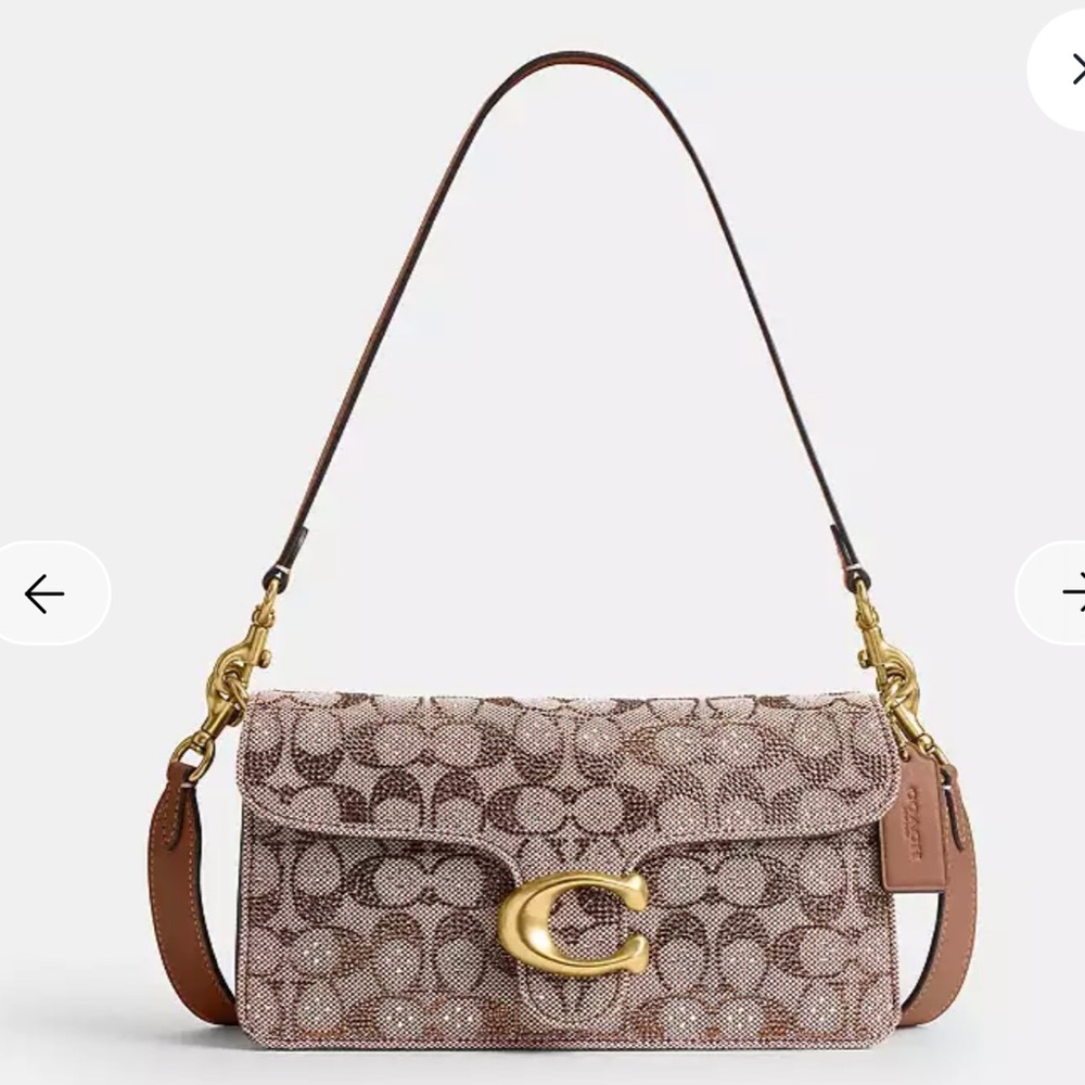 Coach Tabby Shoulder Bag 26
In Crystal Signature Jacquard